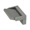 Aplique LED para exterior Lindby Sherin, gris claro, orientable, con sensor