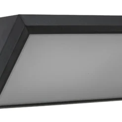 Aplique LED para exterior Lindby Abby, sensor, IP65, gris oscuro