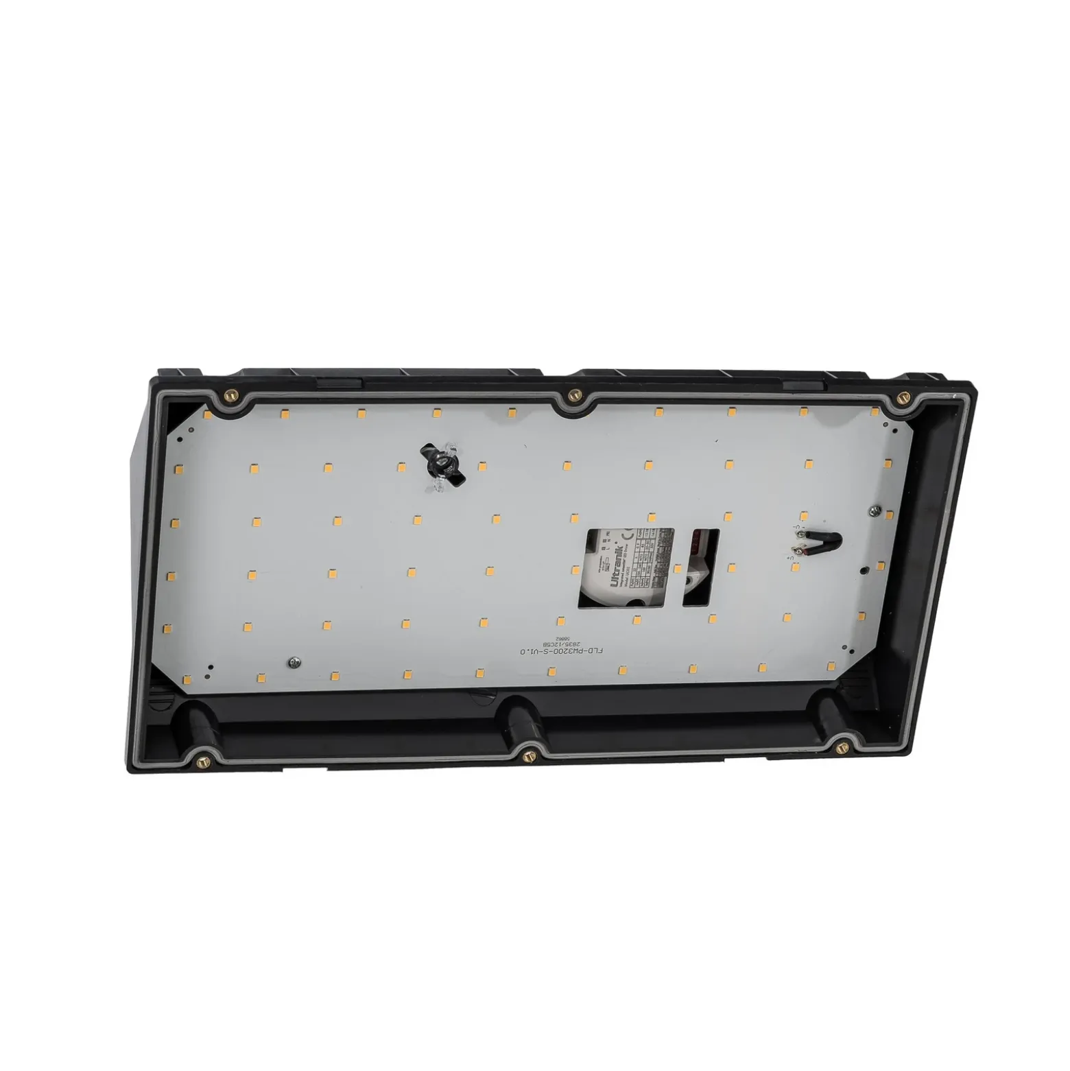 Aplique LED para exterior Lindby Abby, sensor, IP65, gris oscuro