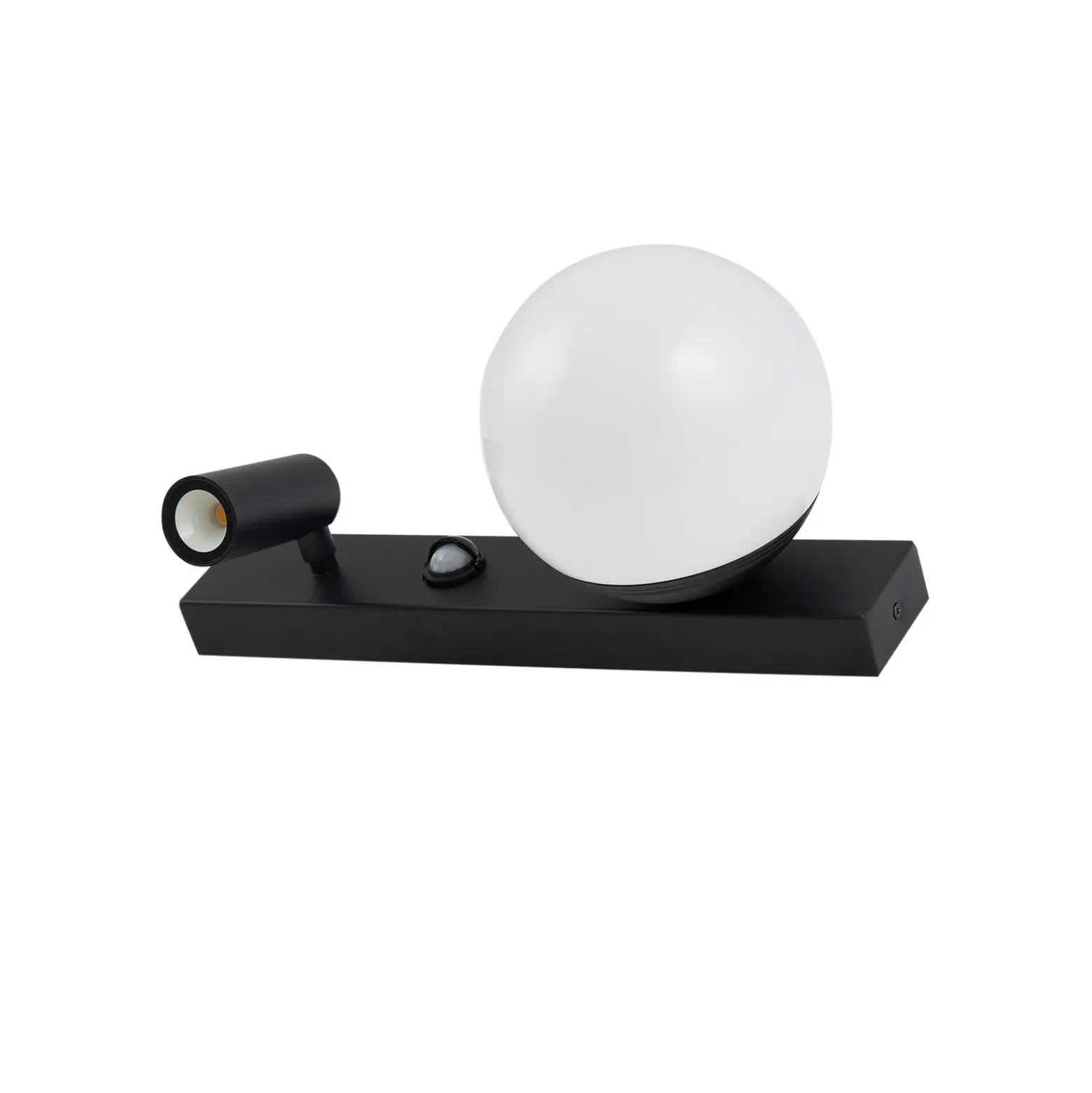 Aplique LED para exterior Lindby Larcie, 35 cm, 2 luces, aluminio, sensor