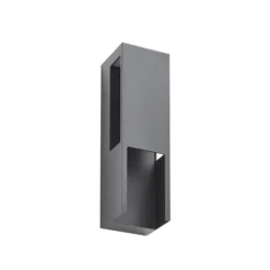 Aplique LED para exterior Lindby Enyra, negro, 27 cm, IP65