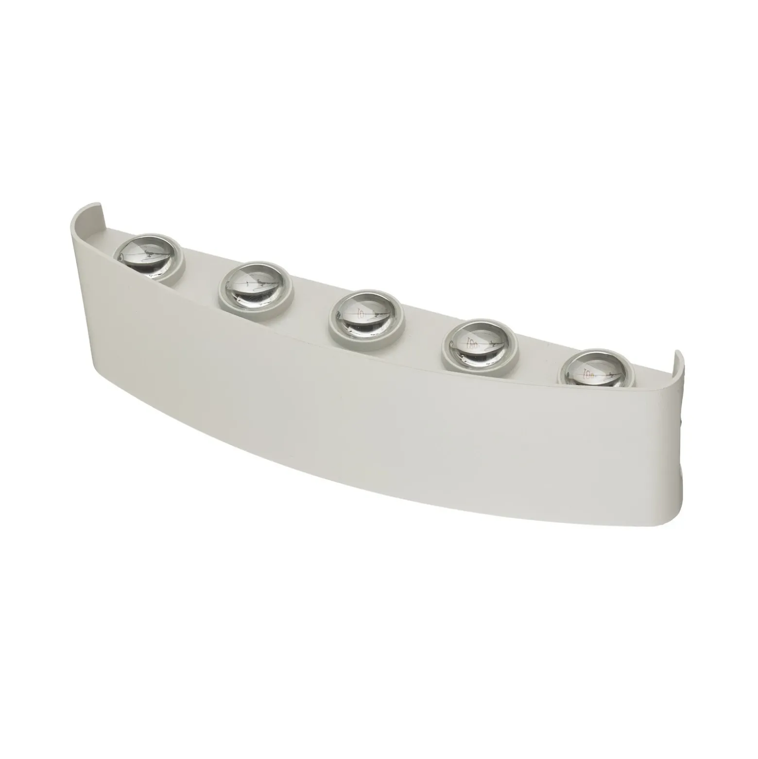 Aplique LED para exterior Lindby Ithan, 5 luces, blanco, 27 cm