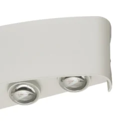 Aplique LED para exterior Lindby Ithan, 5 luces, blanco, 27 cm
