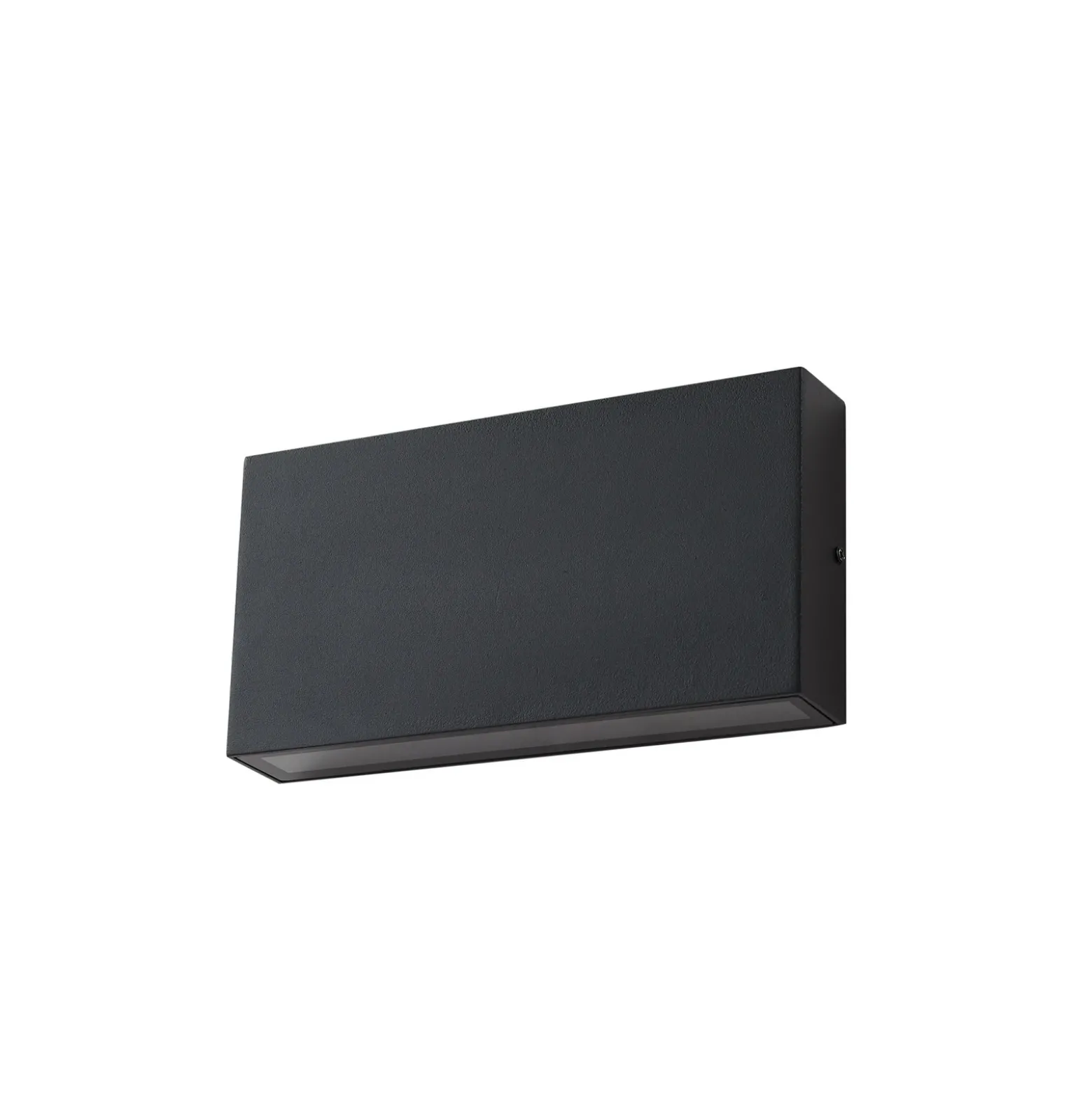 Aplique LED para exterior Lindby Jarte, negra, metal, 17 cm, IP54