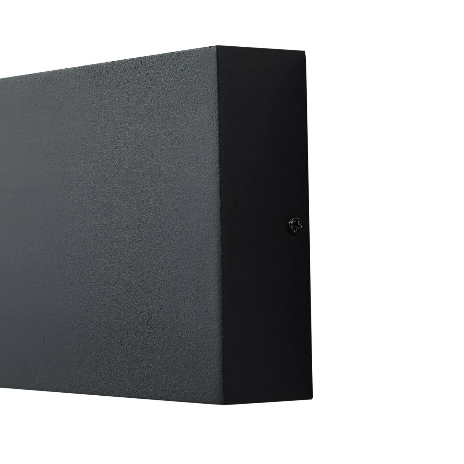 Aplique LED para exterior Lindby Jarte, negra, metal, 17 cm, IP54