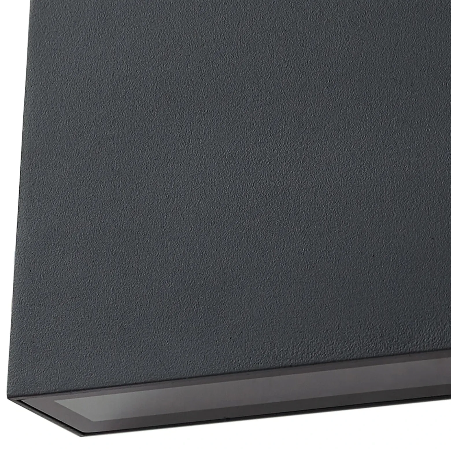 Aplique LED para exterior Lindby Jarte, negra, metal, 17 cm, IP54