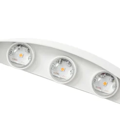 Aplique LED para exterior Lindby Ithan, 3 luces, blanco, 17 cm