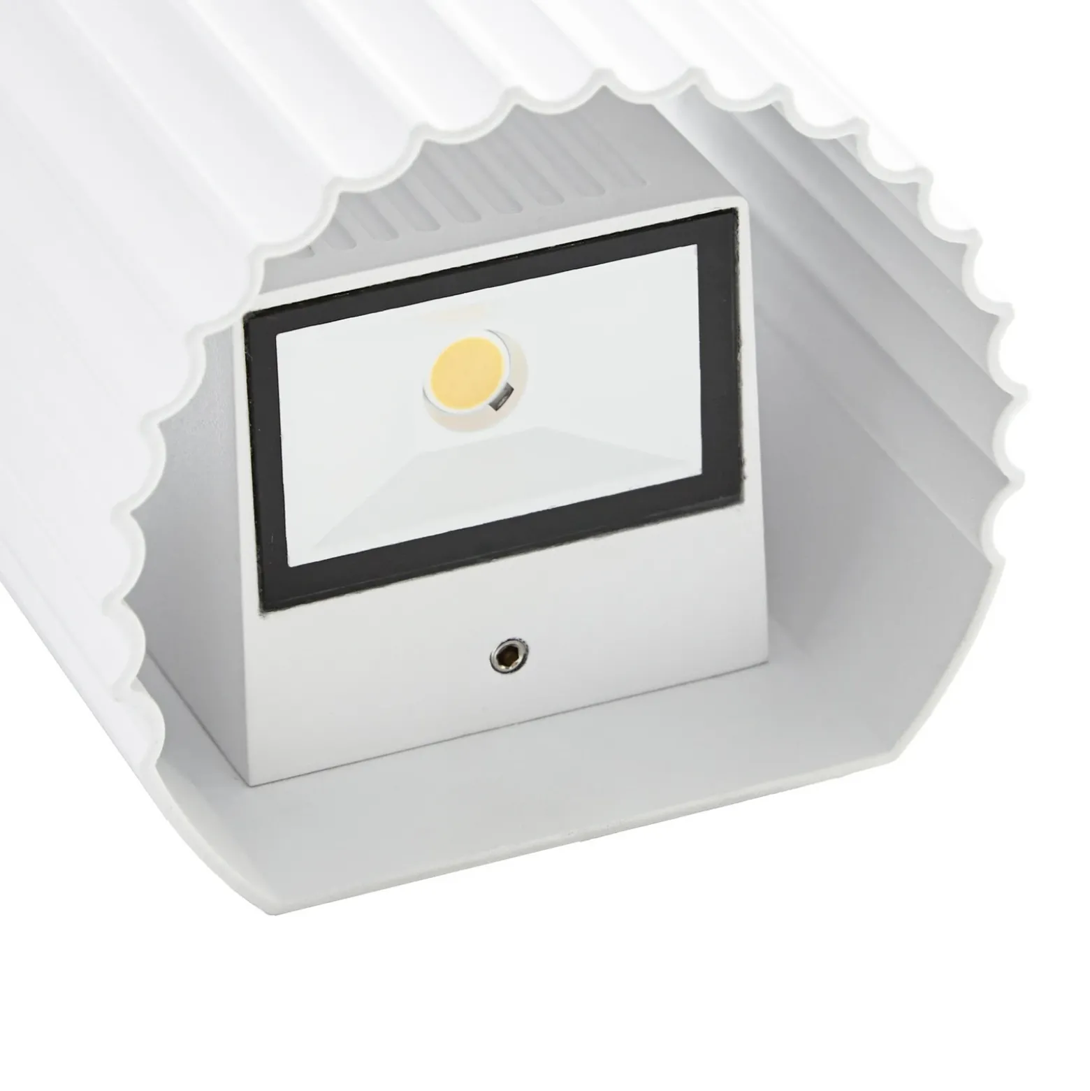 Aplique LED para exterior Lindby Ralino, blanco, 2 luces, IP65