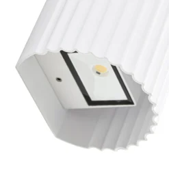 Aplique LED para exterior Lindby Ralino, blanco, 2 luces, IP65
