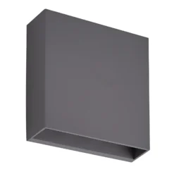 Aplique LED para exterior Lindby Ugar, 13 cm, antracita, arriba/abajo