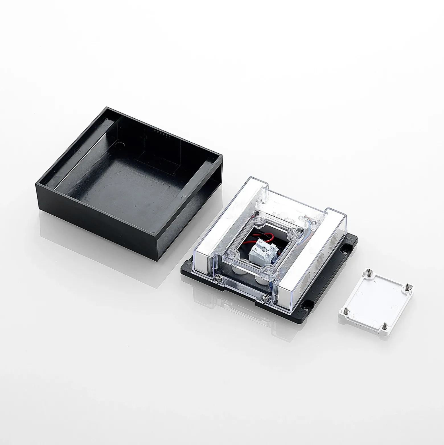 Aplique LED para exterior Lindby Ugar, 13 cm, antracita, arriba/abajo