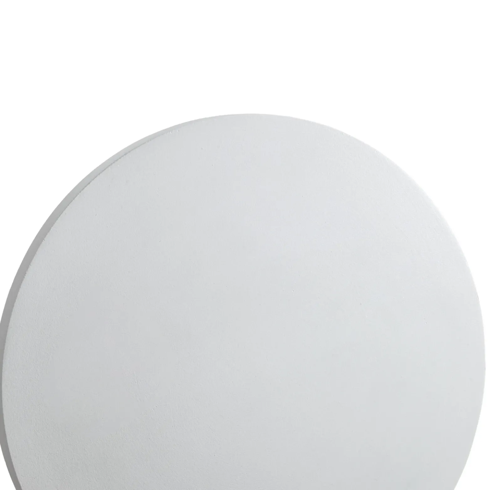 Aplique LED para exterior Lindby Selinel, blanco, Ø 23 cm, número de casa