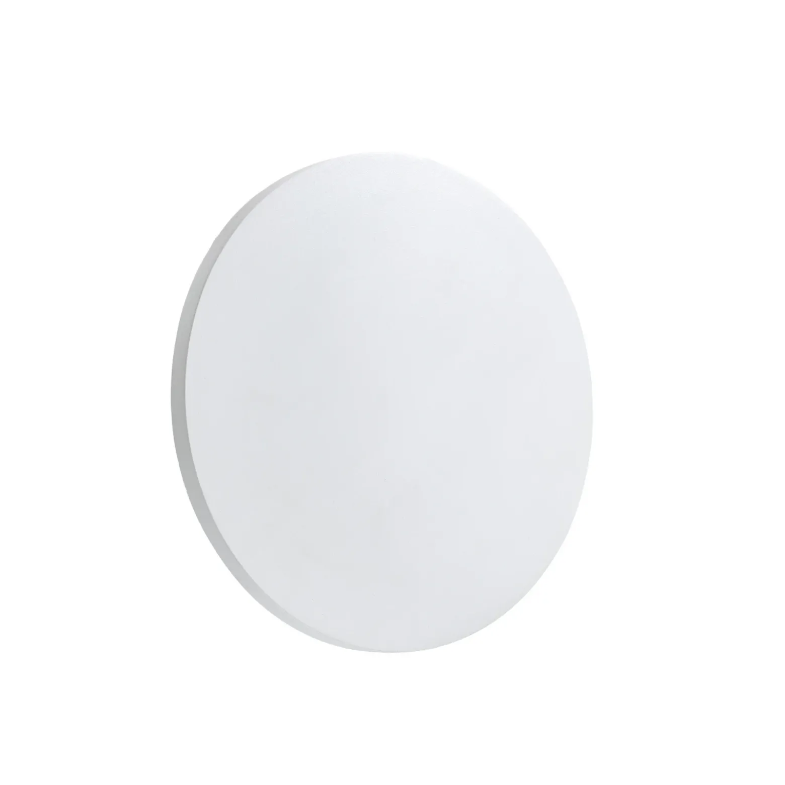 Aplique LED para exterior Lindby Selinel, blanco, Ø 23 cm, número de casa