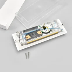 Aplique LED para exterior Lindby Safira, metal, arriba/abajo, IP44