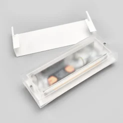 Aplique LED para exterior Lindby Safira, metal, arriba/abajo, IP44