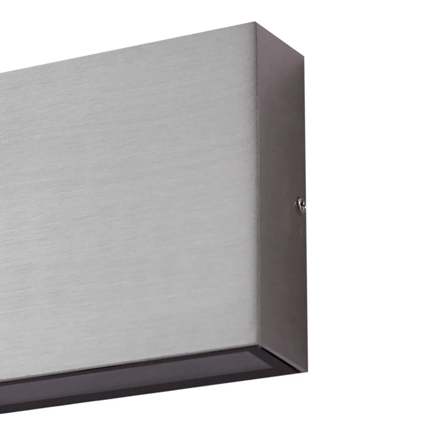 Aplique LED para exterior Lindby Jarte, plateada, metal, 17 cm, IP54