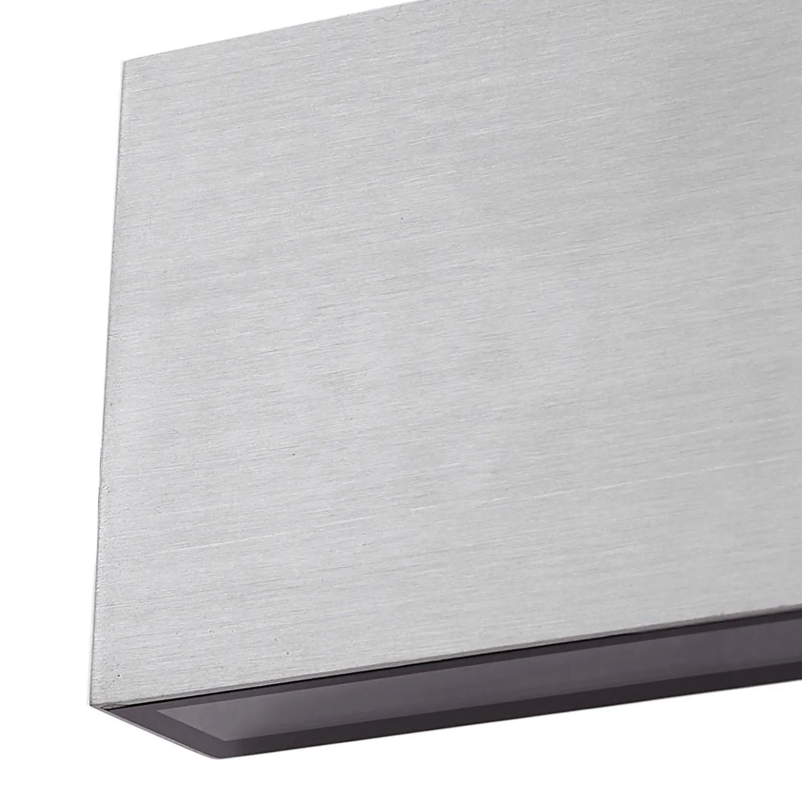 Aplique LED para exterior Lindby Jarte, plateada, metal, 17 cm, IP54