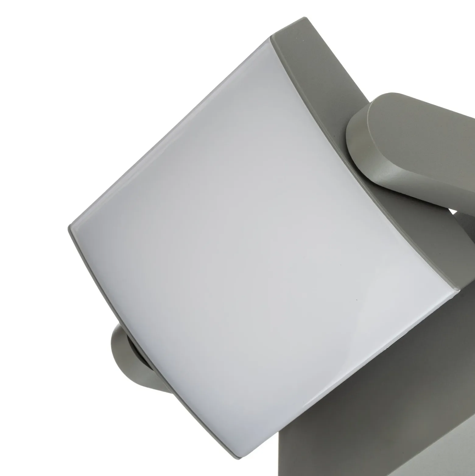 Aplique LED para exterior Lindby Sherin, gris claro, IP54, orientable