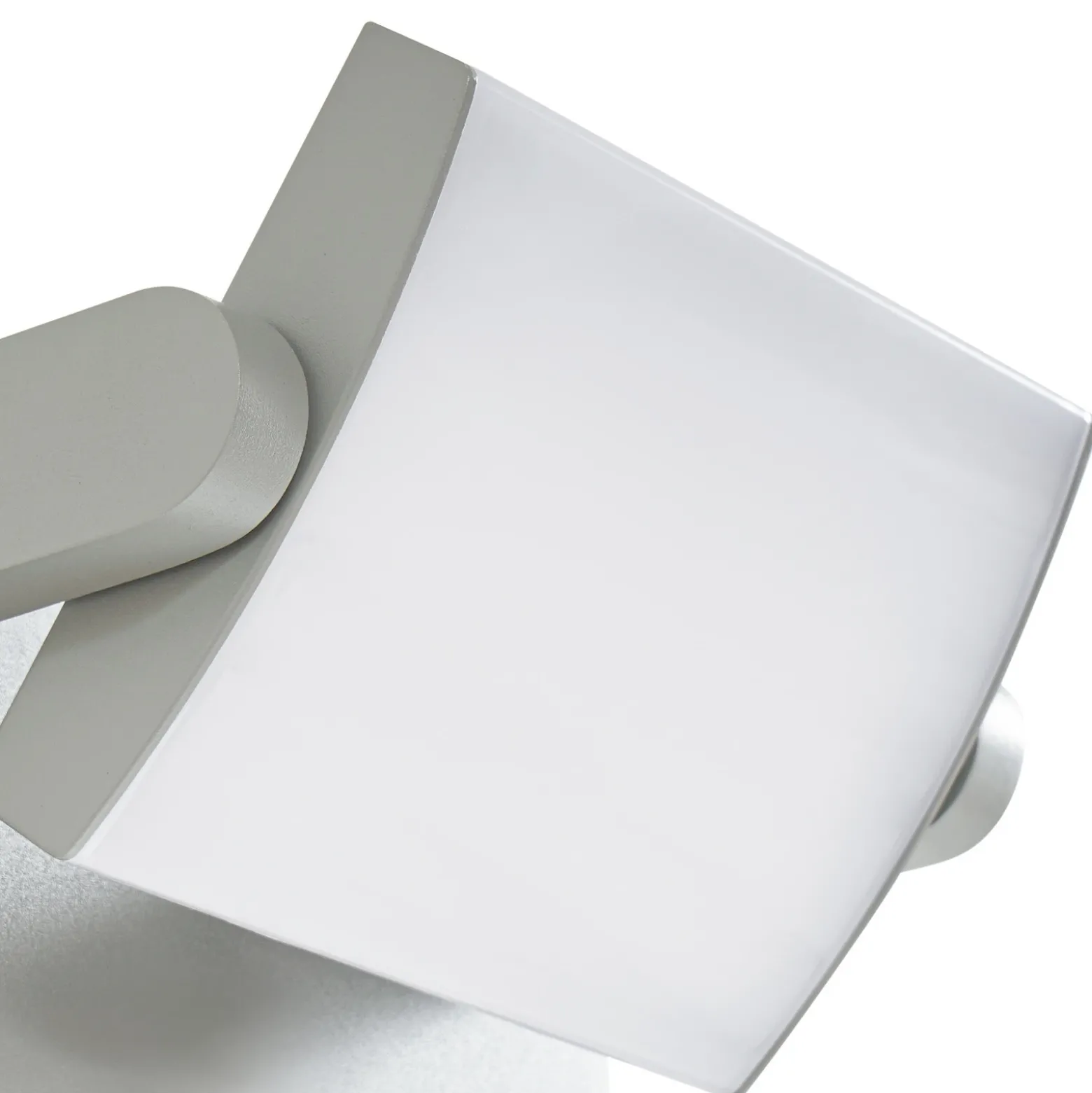 Aplique LED para exterior Lindby Sherin, gris claro, IP54, orientable