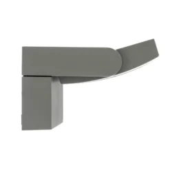 Aplique LED para exterior Lindby Sherin, gris claro, IP54, orientable