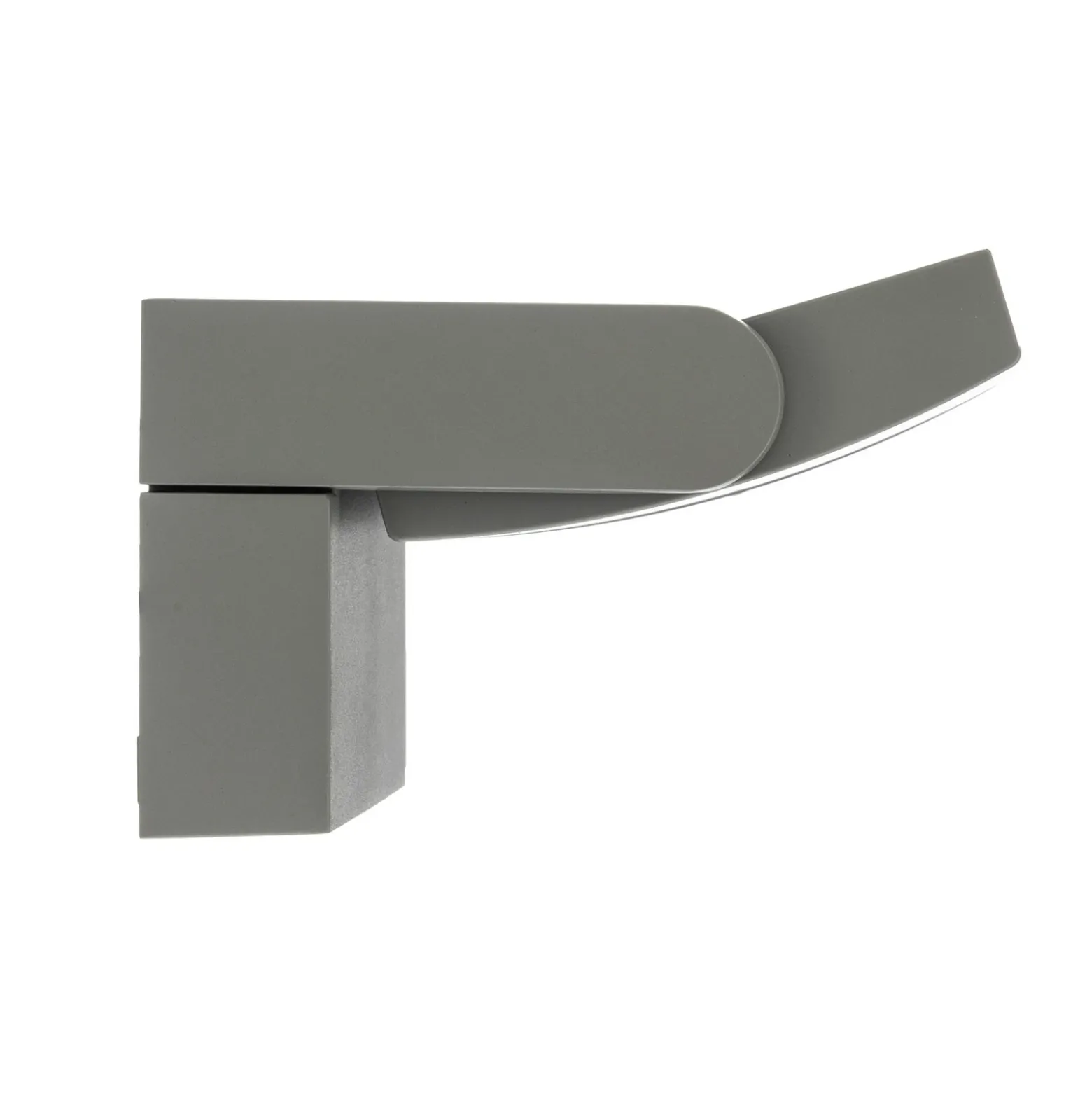 Aplique LED para exterior Lindby Sherin, gris claro, IP54, orientable