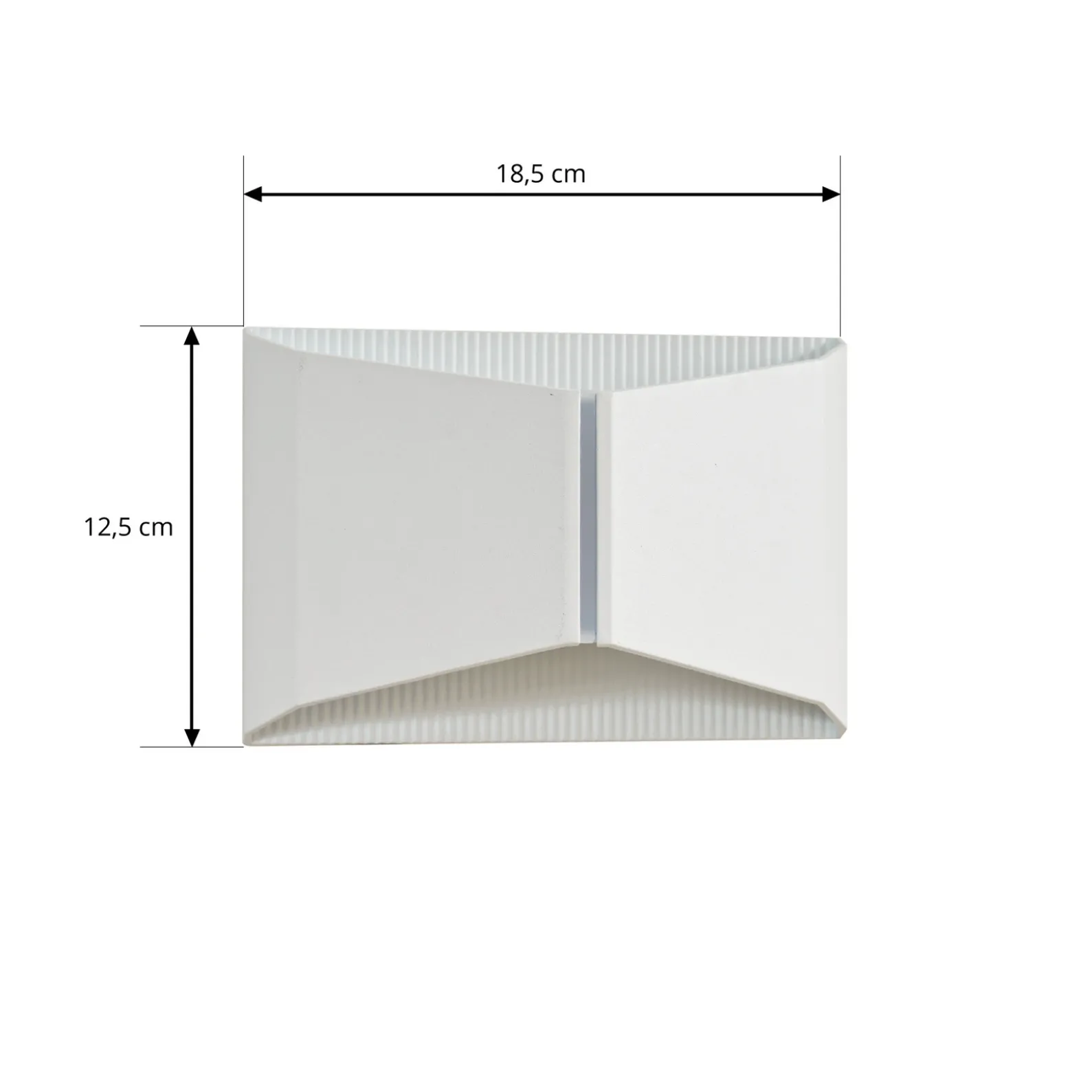 Aplique LED para exterior Lindby Anlira, blanco, Up & down, IP65