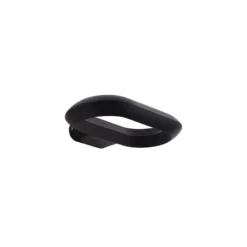 Aplique LED para exterior LOOP de Lucande, negro, IP44, metal