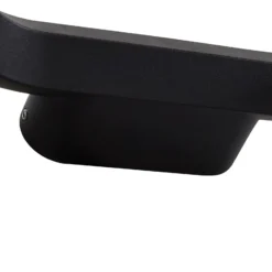 Aplique LED para exterior LOOP de Lucande, negro, IP44, metal