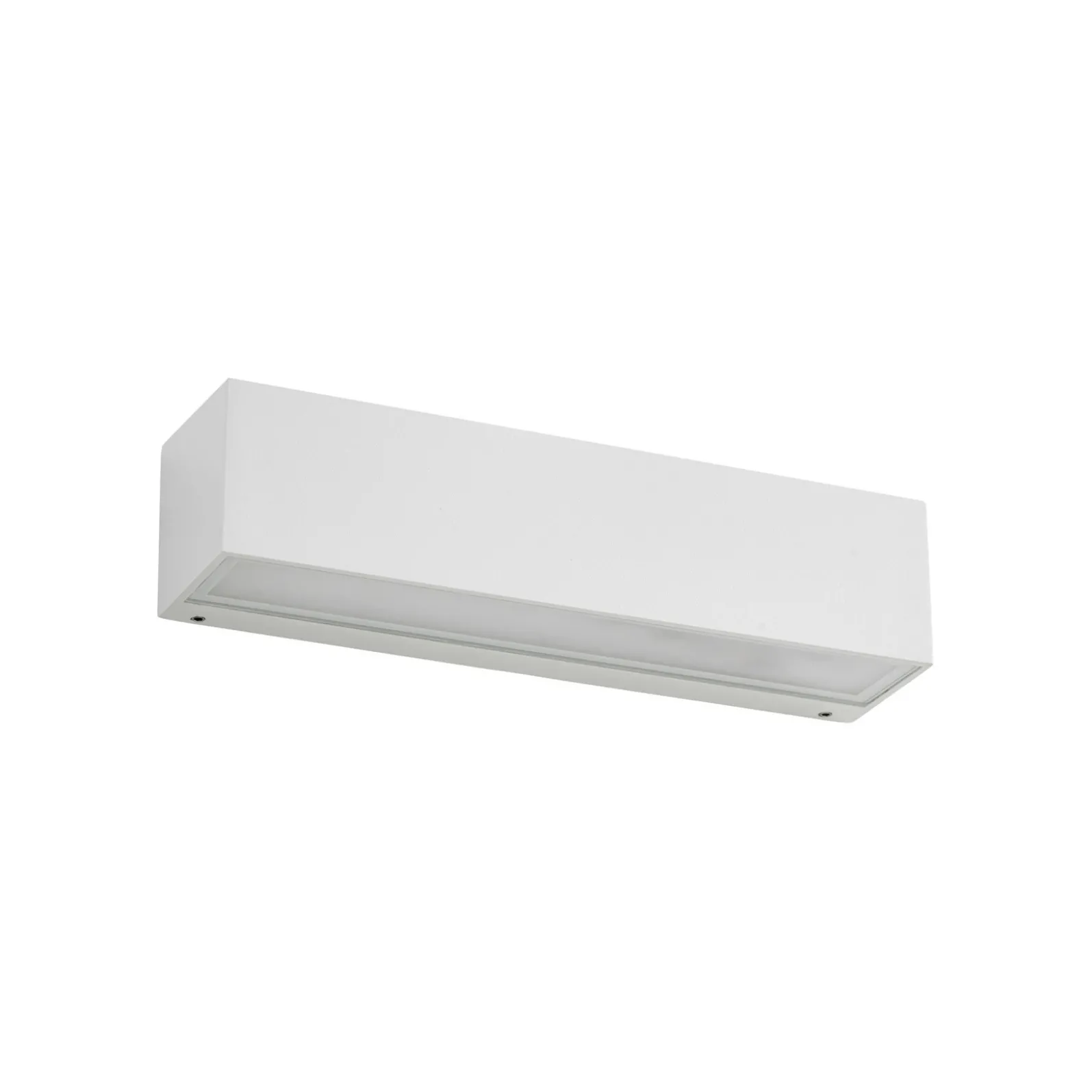 Aplique LED para exterior Lucande Lengo, 25 cm, blanca, luz hacia arriba/abajo,