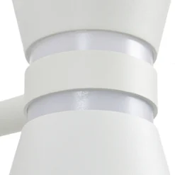 Aplique LED para exterior Lucande Meravi, blanca, 2 luces, IP44