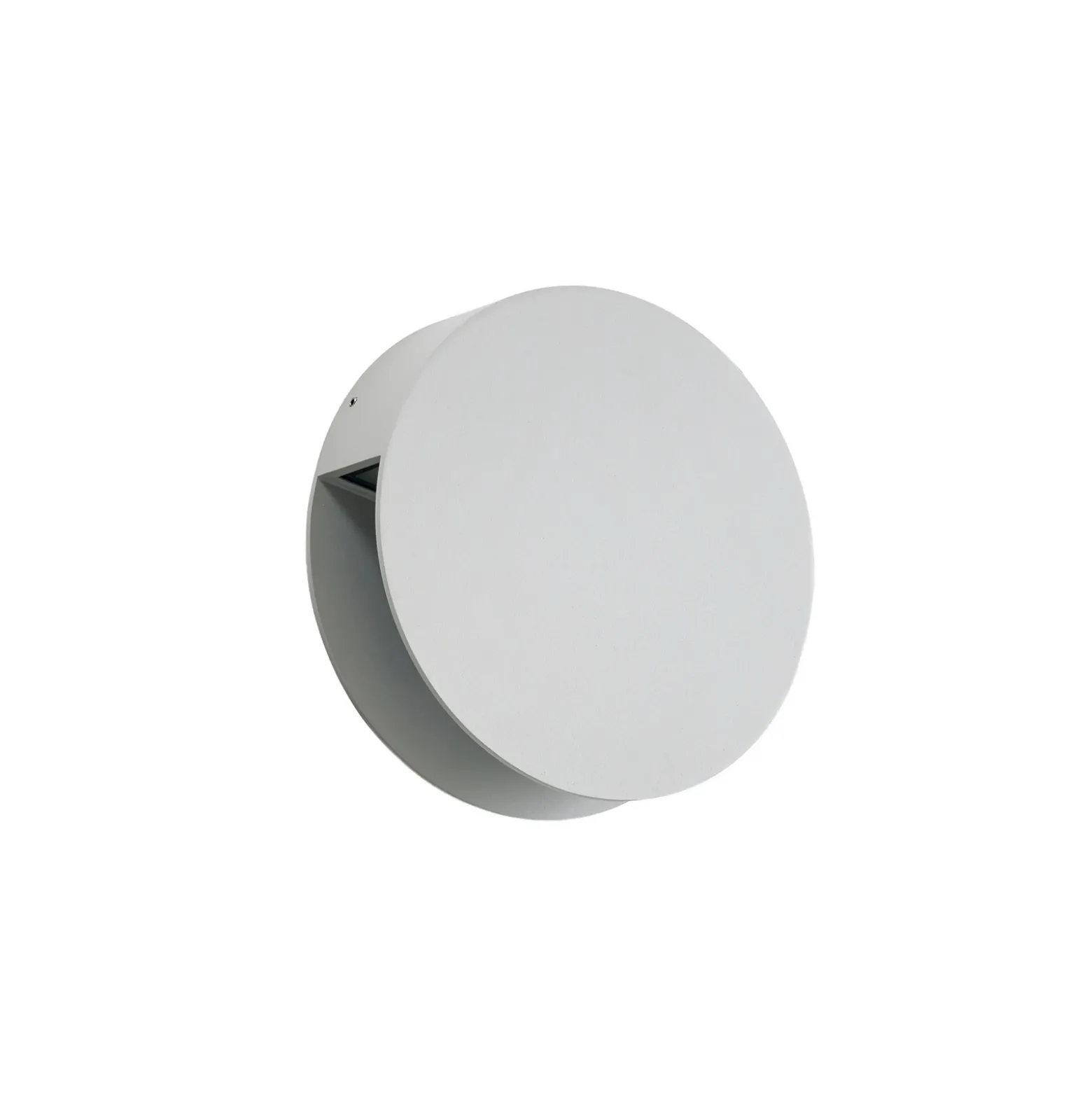 Aplique LED para exterior Lucande Advero, gris claro, con número de casa, CCT
