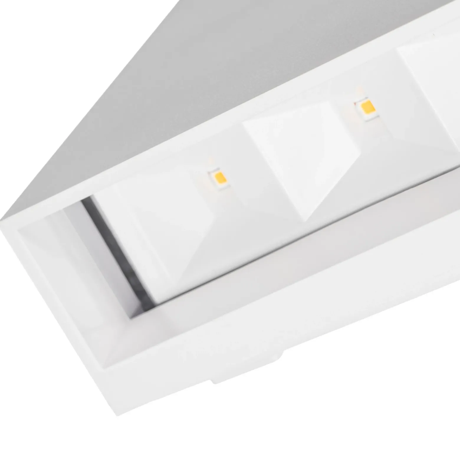 Aplique LED para exterior Lucande Jarte, 20 cm, blanco, IP65