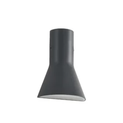 Aplique LED para exterior Lucande Zephy Up/Down, negra, IP54, CCT