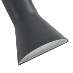 Aplique LED para exterior Lucande Zephy Up/Down, negra, IP54, CCT