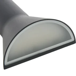 Aplique LED para exterior Lucande Zephy Up/Down, negra, IP54, CCT