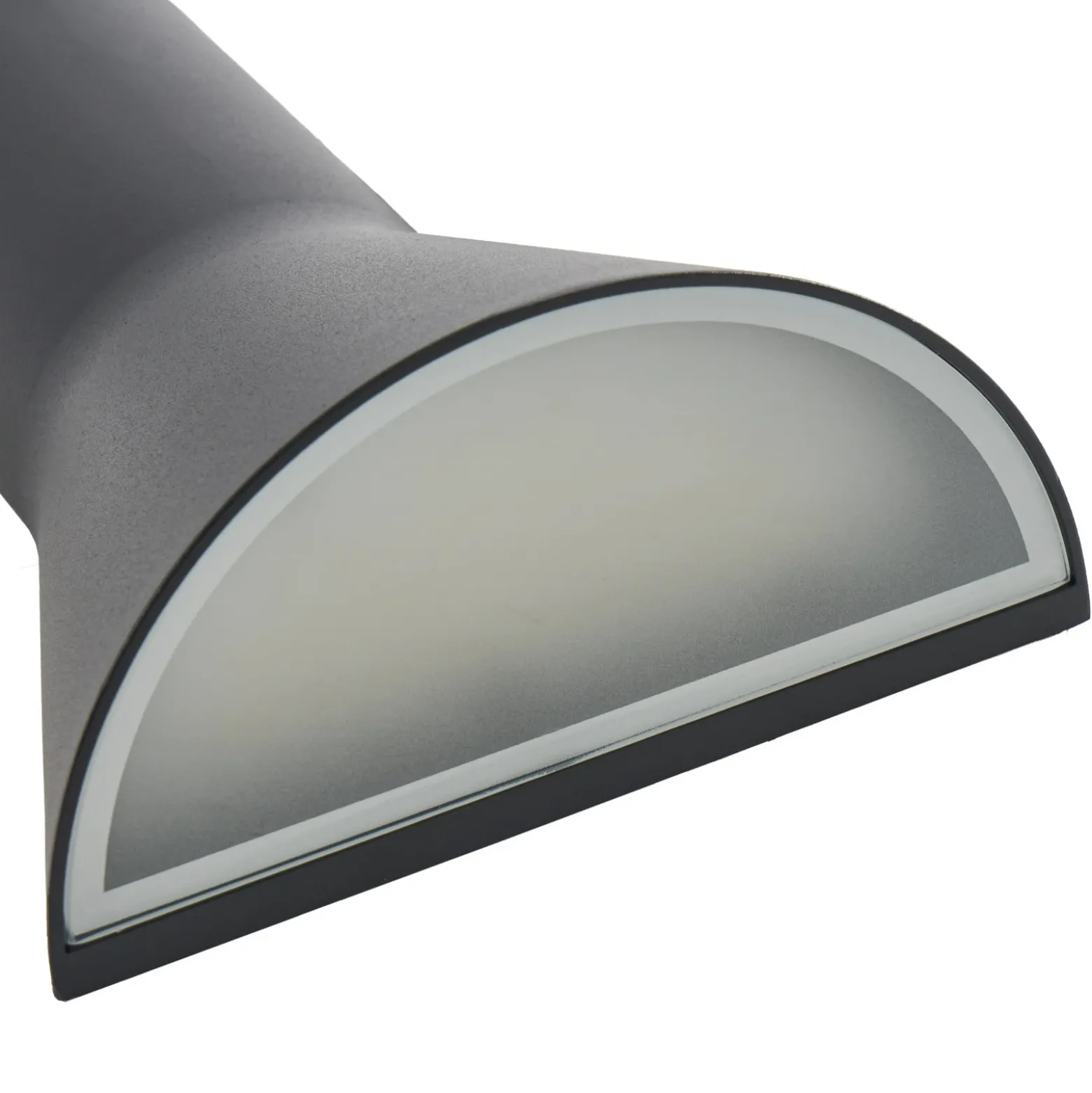 Aplique LED para exterior Lucande Zephy Up/Down, negra, IP54, CCT