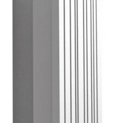 Aplique LED para exterior Lucande Melira, 100 cm de largo, gris claro