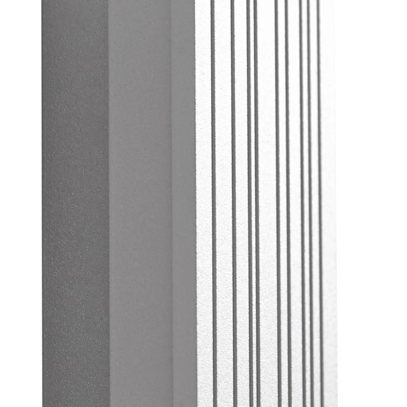 Aplique LED para exterior Lucande Melira, 100 cm de largo, gris claro