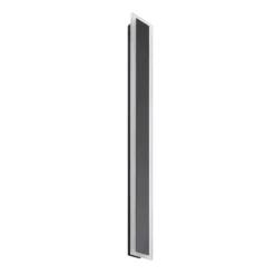 Aplique LED para exterior Lucande Ilora, negra, 100 cm, CCT, IP65