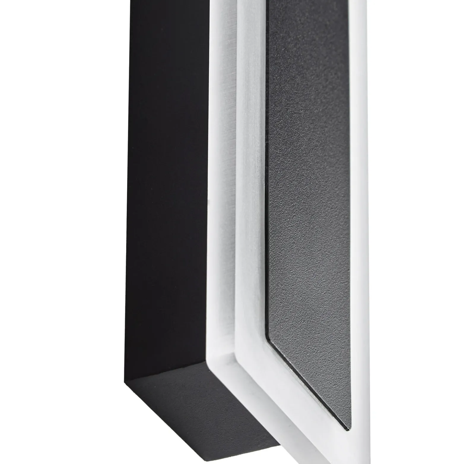 Aplique LED para exterior Lucande Ilora, negra, 100 cm, CCT, IP65