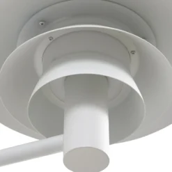 Aplique LED para exterior Lucande Montaro, blanca, IP54, con sensor