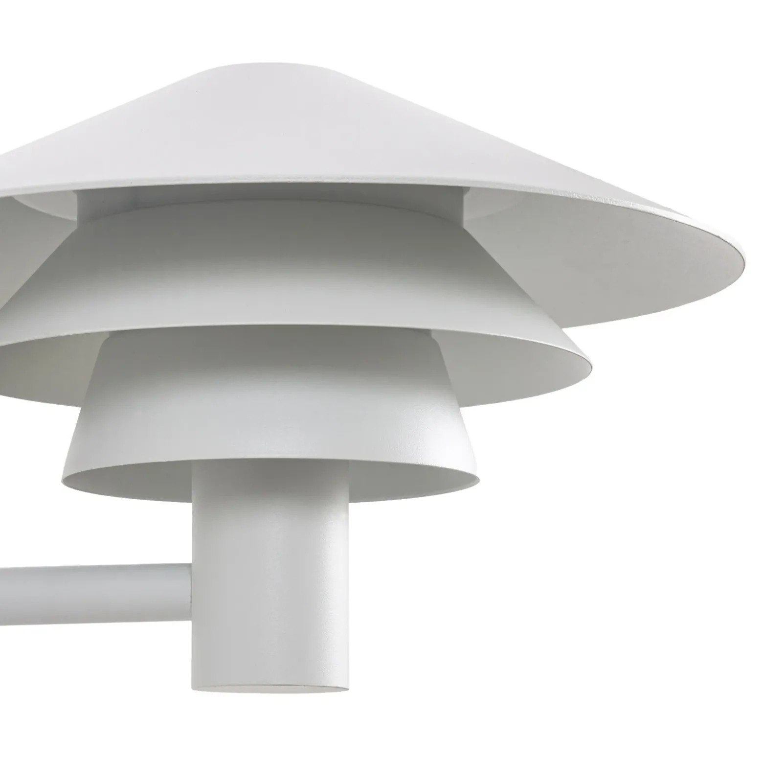 Aplique LED para exterior Lucande Montaro, blanca, IP54, con sensor