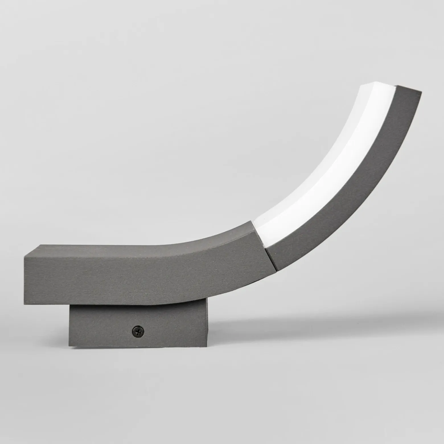Aplique LED para exterior Lucande Timm, 20 cm, antracita, IP54