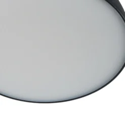 Aplique LED para exterior Lucande Velira, negra, metal, IP54
