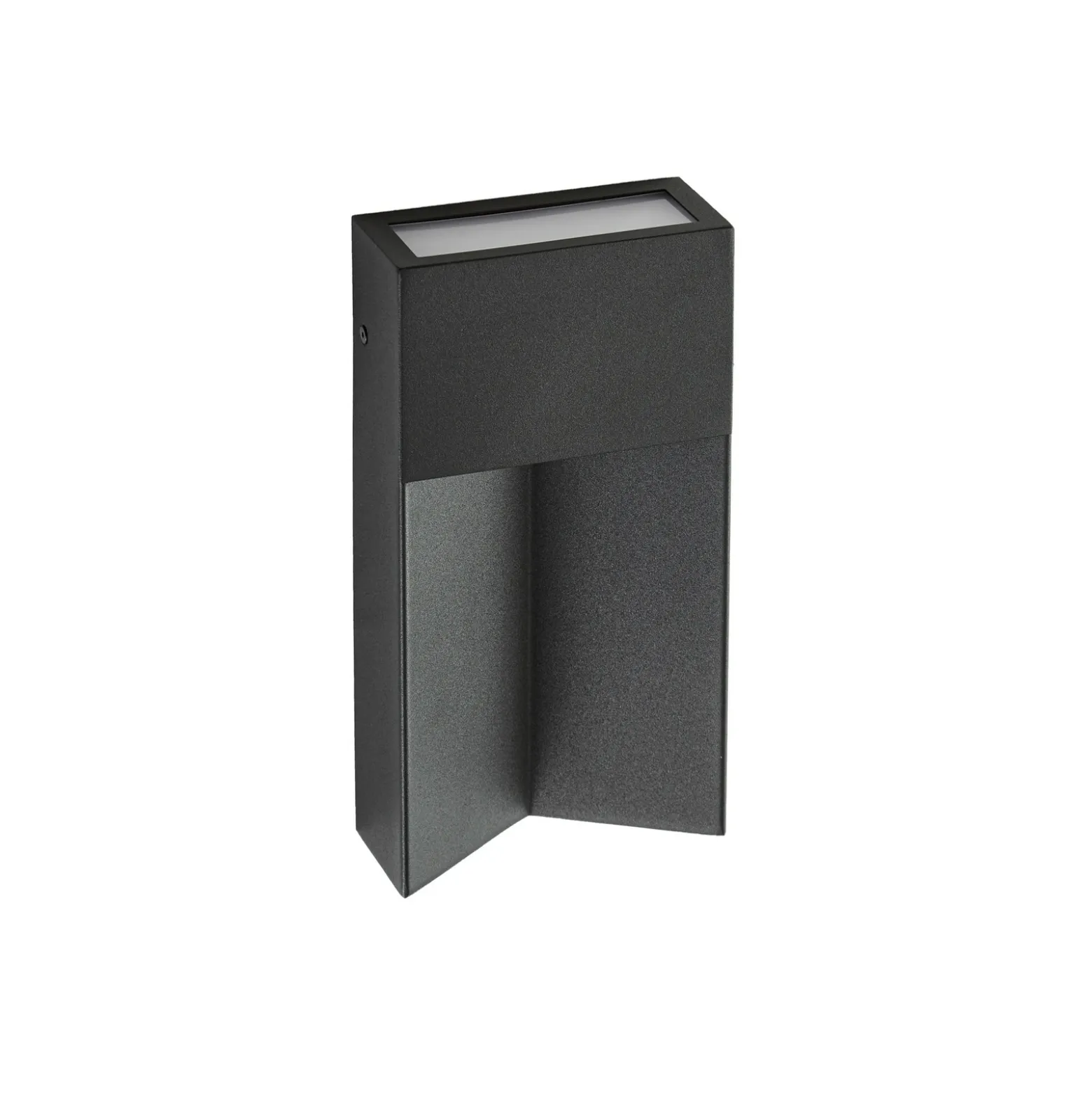 Aplique LED para exterior Lucande Kaholo, negro mate, CCT, IP44