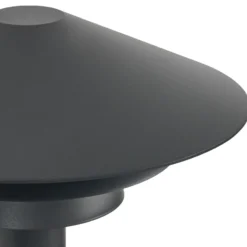 Aplique LED para exterior Lucande Montaro, color antracita, IP54 con sensor