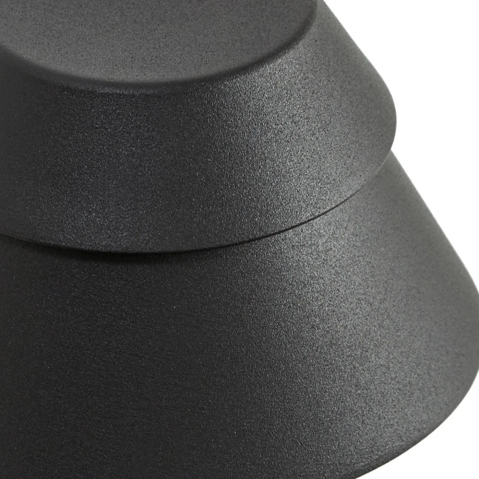 Aplique LED para exterior Lucande Moena, negra, de metal, IP44