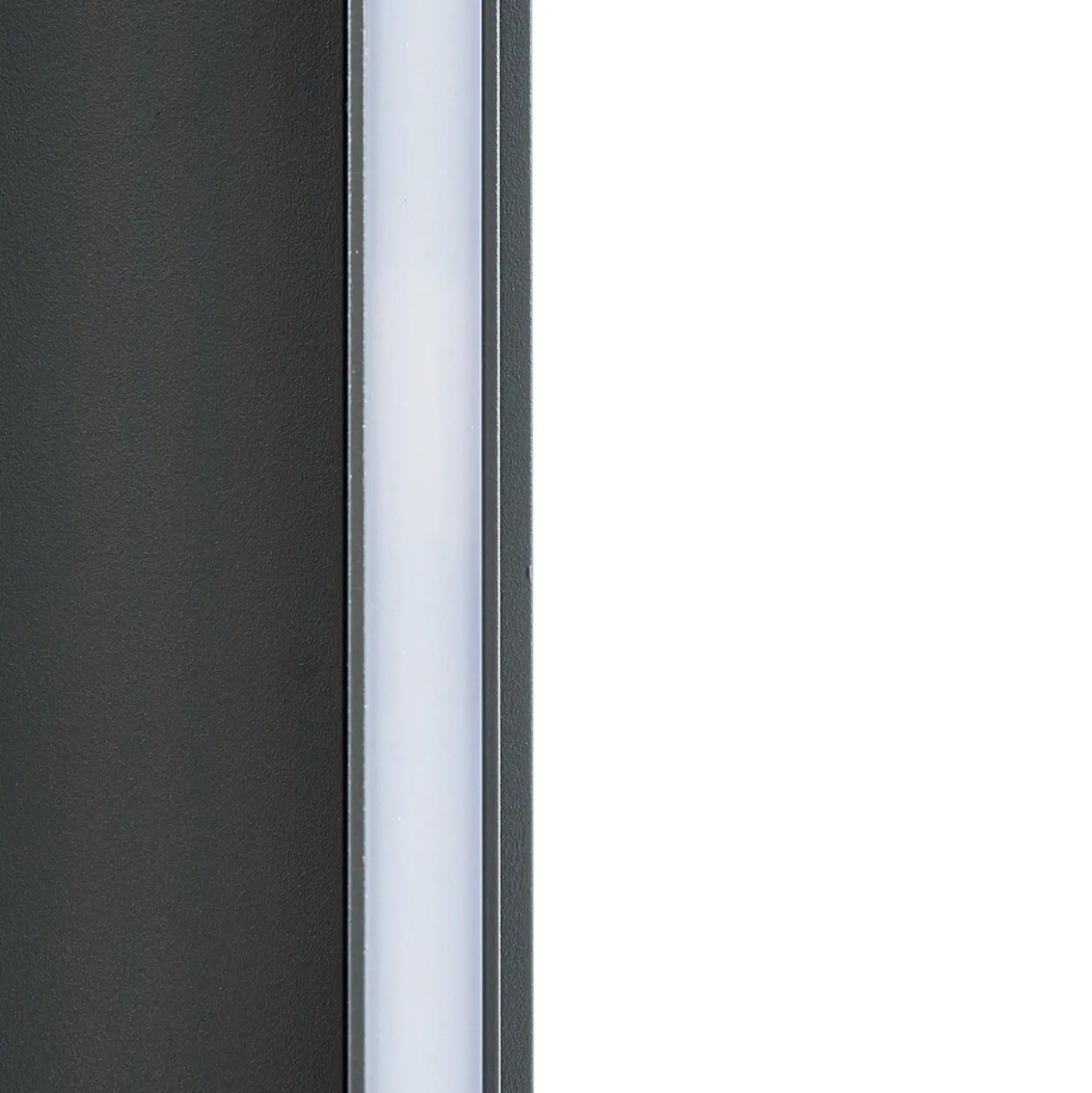 Aplique LED para exterior Lucande Melira, longitud 60 cm, antracita