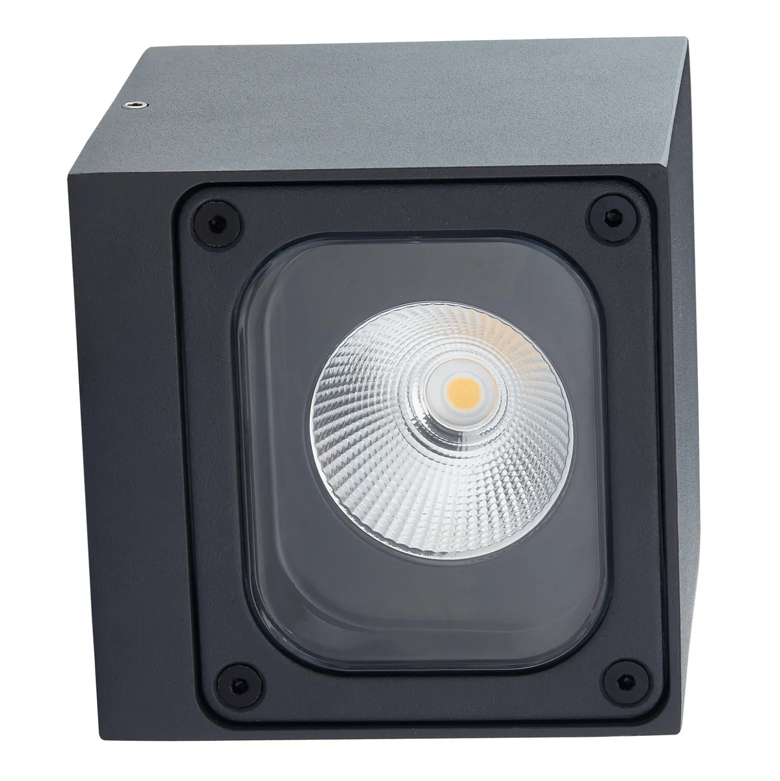 Aplique LED para exterior Lucande Merjem, 10 cm, arriba/abajo, IP54