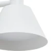 Aplique LED para exterior Lucande Tabena, blanco mate, IP44, CCT